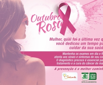 No dia 19 de outubro, das 7h às 17h, serão promovidas atividades voltadas à saúde da mulher, em Lucas do Rio Verde - Foto: Ascom Prefeitura/Patricia Pires