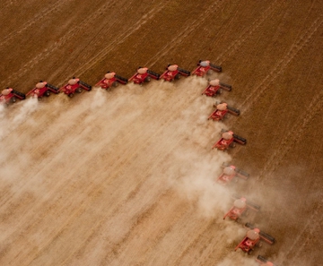 Os 12 municípios colheram 9,4 milhões de toneladas de soja, quase 30% do total estadual. — Foto: José Medeiros/GCom