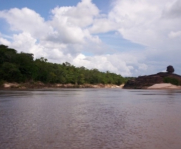 Rio Araguaia, em Torixoréu, a 577 km de Cuiabá — Foto: Prefeitura de Torixoréu/Divulgação