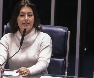 Senadora Simone Tebet, presidente da CCJ, diz que reforma da Previdência será votada no plenário do Senado dia 24 - Foto: Agência Brasil