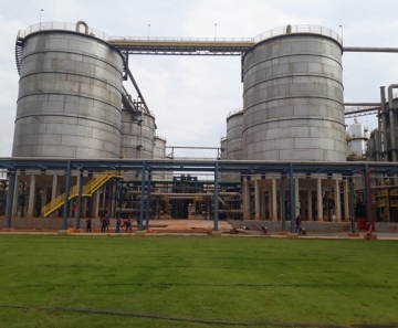 Usina de etanol, em Sinop — Foto: Laércio Romão/ TVCA