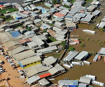 Cheia na região do Alto Solimões afeta ribeirinhos de Juruá e Purus, no AM 