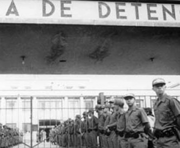 Casa de Detenção no dia em que houve a tragédia do Pavilhão 9  