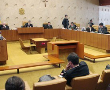 Plenário do Supremo Tribunal Federal durante julgamento do mensalão