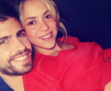 Shakira e e o jogador Piqué 