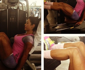 Gracyanne Barbosa em academia 