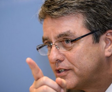 Roberto Azevêdo, durante coletiva de imprensa realizada em janeiro em Genebra 
