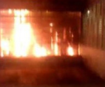 Fogo atinge sala em escola de São Vicente 