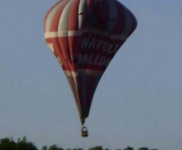 O balão da agência Anatolian Balloons que caiu na Capadócia 
