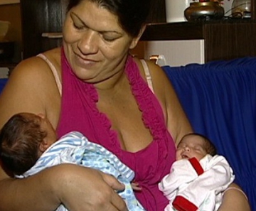 Patrícia esperava por dois meninos, mas a surpresa foi a vinda de uma menina 