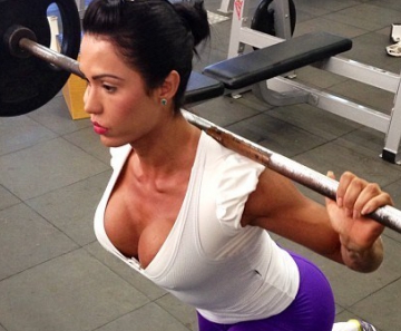 Gracyanne Barbosa na academia