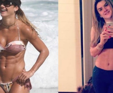 Mirella Santos: de biquíni na praia em 2011 e com roupa de ginástica em 2013 