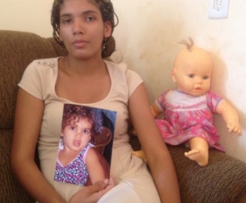 Mãe faz apelo ao pai da criança desaparecida, para que ele a deixe ver a filha