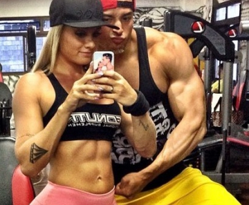 Juju Salimeni e Felipe Franco 