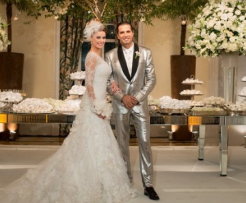 Rayanne Morais e Latino em casamento no Rio 