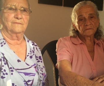Maria e Olídia foram esquecidas por funcionários da Gol quando deveriam embarcar 