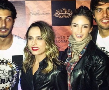 Enrico Celico, Patricia Bonaldi, Carol Celico e Kaká