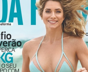 Ela é capa da revista em outubro 