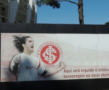 Espaço para estátua de Fernandão no Beira-Rio 