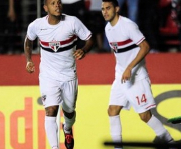 Luis Fabiano e Alan Kardec estão entrosados e vêm marcando gols para o São Paulo 