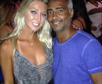 Dixie Pratt e Romário 