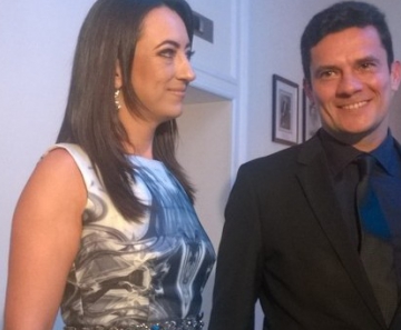 Juiz Sergio Moro e sua mulher Rosângela
