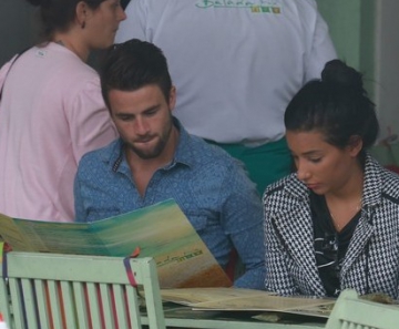 Rafael e Talita - ex-bbbs, almoçando juntos 