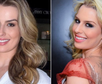 Ex-BBB Fernanda Keulla em salão de beleza em São Paulo: antes e depois