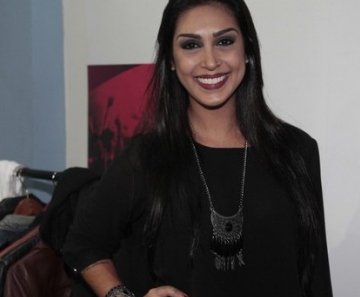 Ex-BBB Amanda em show no Rio