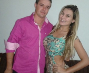 Andressa Urach com o meio-irmão Ricardo 