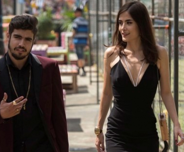 Caio Castro e Maria Casadevall em cena da novela "I Love Paraisópolis" 