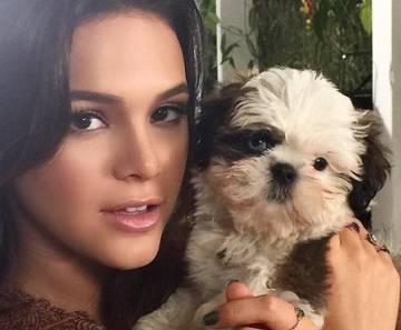 Bruna Marquezine e seu cachorrinho, Chico