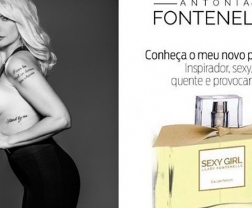 Antônia Fontenelle posa sensual para lançamento de perfume