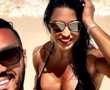 Belo e Gracyanne Barbosa: bronzeados e sarados 