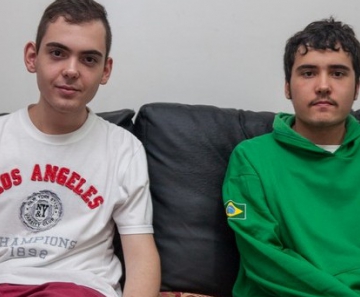 Rafael e Fernando são irmãos gêmeos e conseguiram vaga na Unifesp e USP pelo Sisu, com a nota do Enem 