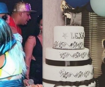 Lexa ganha beijo de Guimê no dia do aniversário