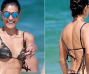 Juliana Paes mostra corpo perfeito na praia e dá receita: 'Malho de segunda e sábado e controlo a alimentação nos dias de semana' 