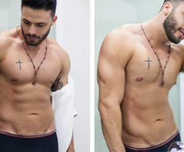 Rodrigo Marim posa para ensaio sensual 