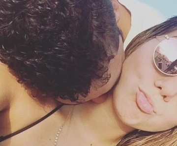 Carolina Portaluppi e o namorado