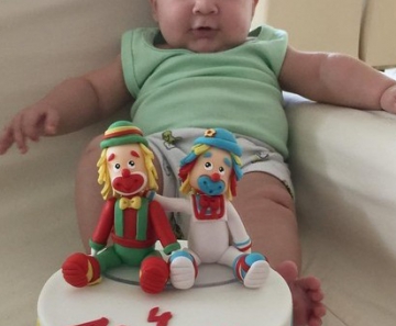 Salvatore comemora quatro meses 