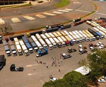 Protesto em Brasília 