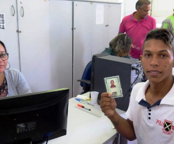 Estudante aproveitou a estadia na Capital para corrigir o RG