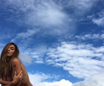 Bastidor do ensaio de Leticia Wiermann para a revista Playboy 
