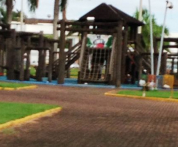 Praça dos Migrantes se transforma em albergue em Lucas do Rio Verde