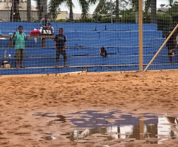 Praça dos Migrantes se transforma em albergue em Lucas do Rio Verde