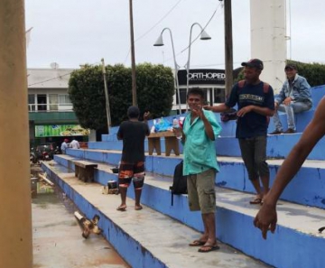 A praça pública que agora serve de abrigo para mendigos e pedintes deve voltar a ser ponto de lazer dos luverdenses
