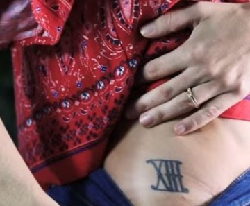 Giovanna Ewbank mostra tatuagem em homenagem ao marido, o ator Bruno Gagliasso: 13 é o número da sorte dele 