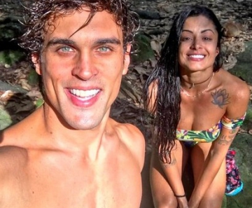 Felipe Roque e Aline Riscado  