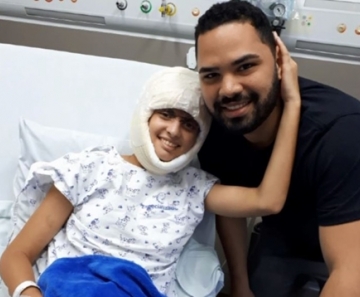 A jovem Débora Dantas de Oliveira e o namorado, em Ribeirão Preto (SP) — Foto: Reprodução/EPTV