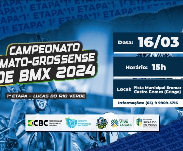 Abertura do Campeonato Mato-grosssense de BMX será sediado em Lucas do Rio Verde